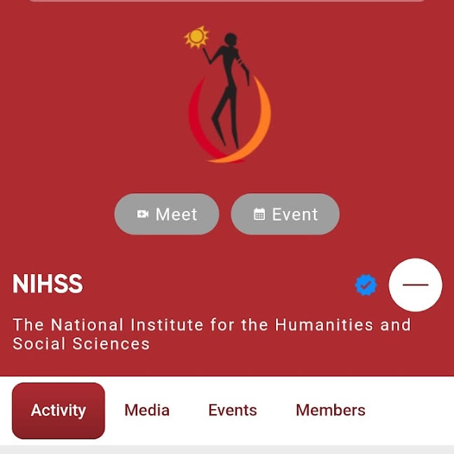 NIHSS social activity stream screenshot